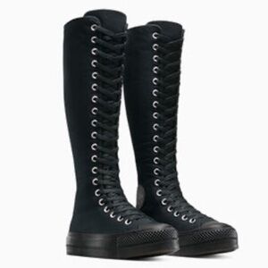 Converse Chuck Taylor All Star XX-Hi Monochrome Black Women’s size 8.5 NEW!!!